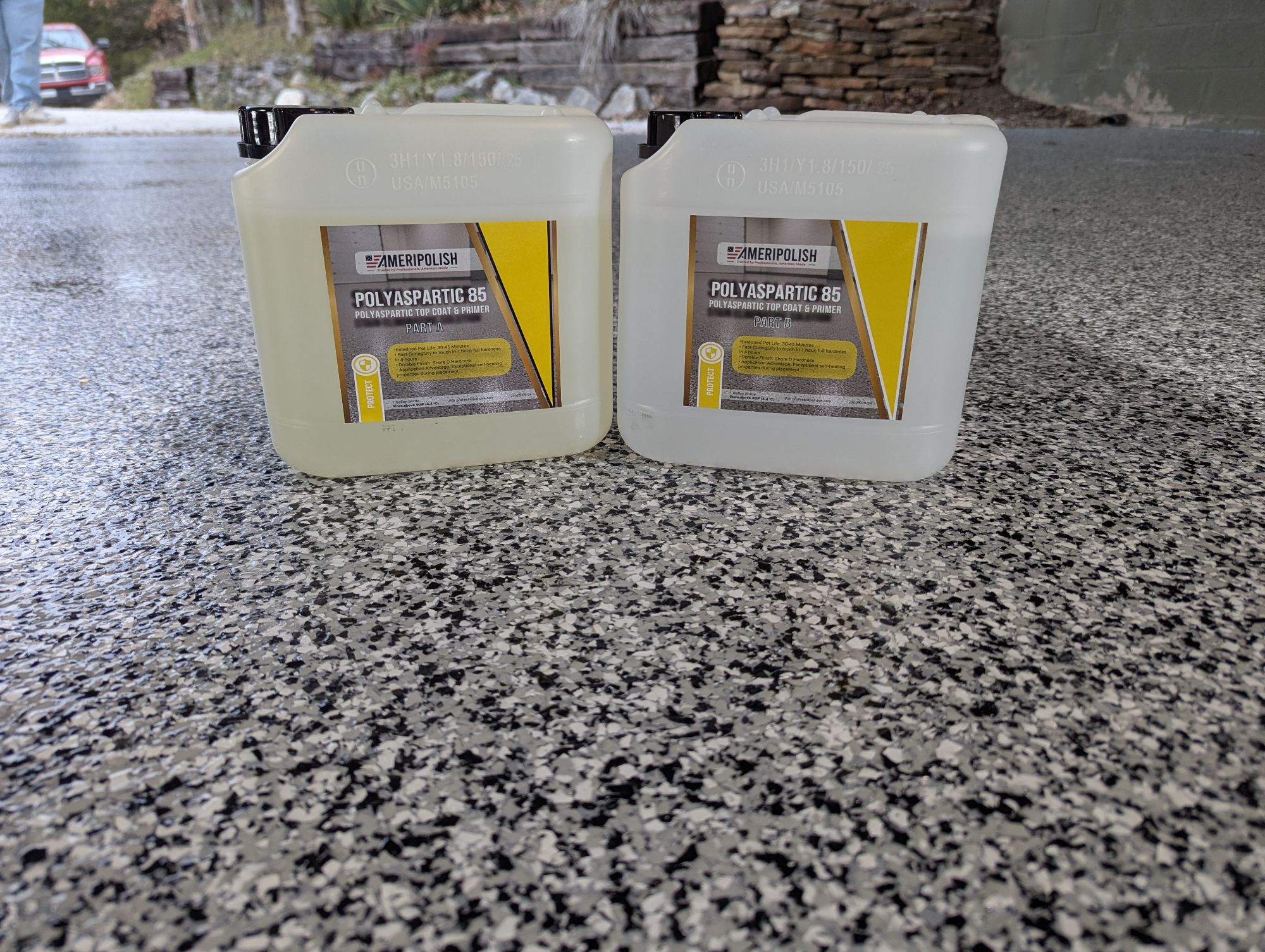 Polyaspartic 85 Carport